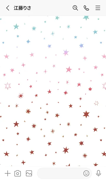 [LINE着せ替え] ミニ スターズ _51の画像3