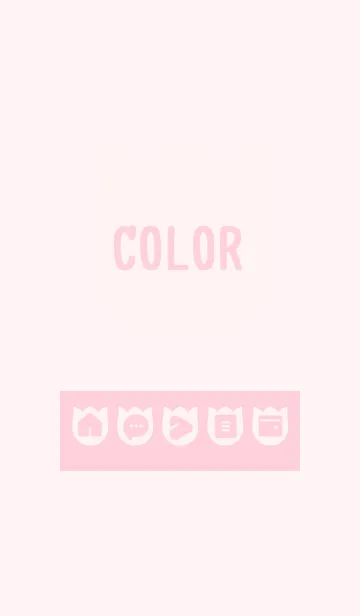 [LINE着せ替え] pink color R03の画像1
