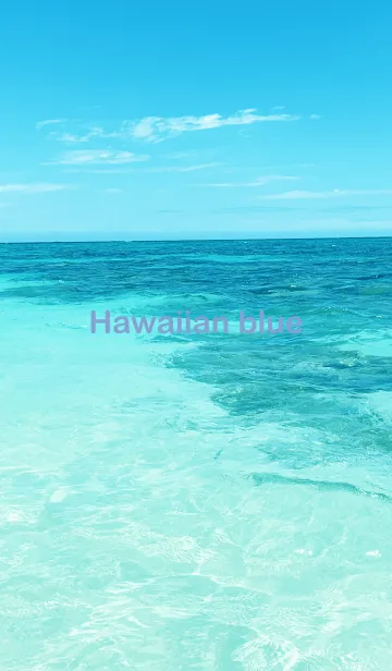 [LINE着せ替え] Hawaiian blue 9の画像1