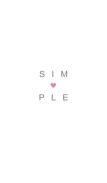 [LINE着せ替え] SIMPLE.HEART 3の画像1