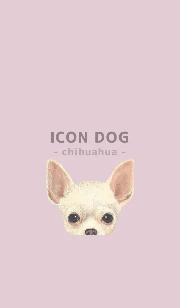 [LINE着せ替え] ICON DOG - チワワ - PASTEL PK/02の画像1