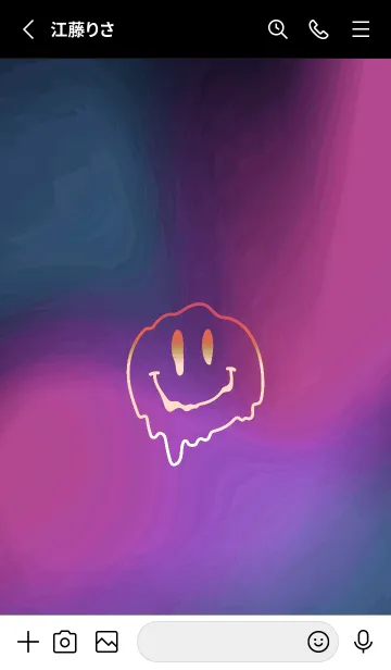 [LINE着せ替え] サイケデリック スマイル 252の画像2