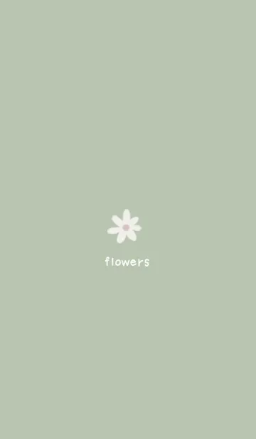 [LINE着せ替え] Flowes -daisy- greenの画像1