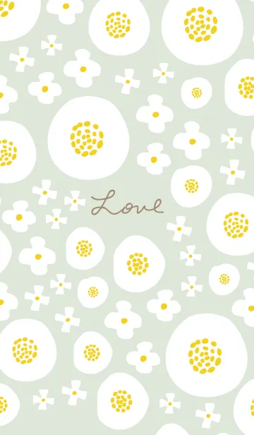 [LINE着せ替え] 3種の白い花2の画像1