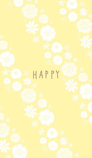 [LINE着せ替え] 白い花々2 斜め6の画像1