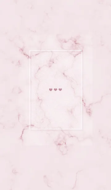 [LINE着せ替え] シンプルハートマーブル♥バイオレット07_1の画像1