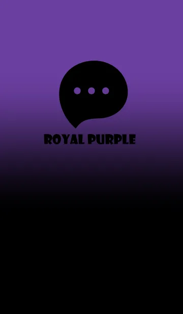 [LINE着せ替え] Black & Royal Purple Theme V2 (JP)の画像1