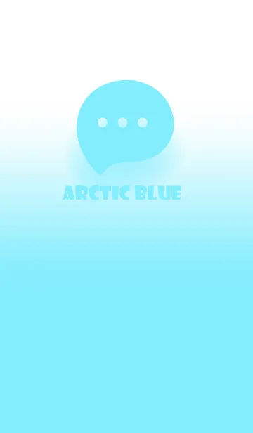 [LINE着せ替え] Arctic Blue & White Theme V.2 (JP)の画像1