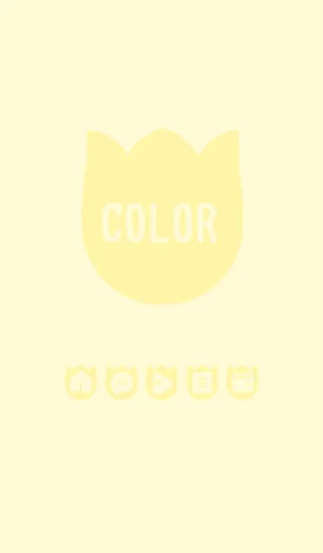[LINE着せ替え] yellow color R05の画像1