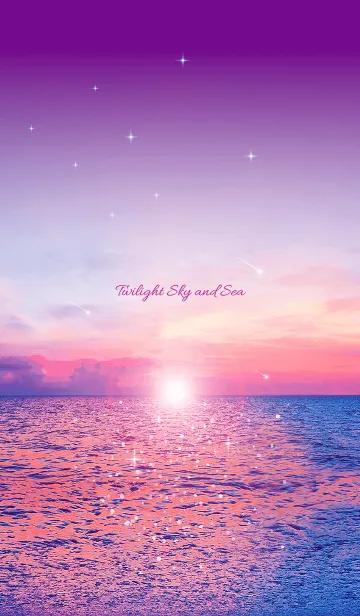 [LINE着せ替え] ✨Twilight Sky and Seaの画像1