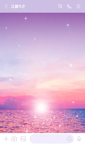 [LINE着せ替え] ✨Twilight Sky and Seaの画像2