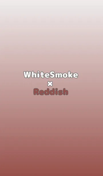 [LINE着せ替え] ホワイトスモーク★小豆色.TKCの画像1