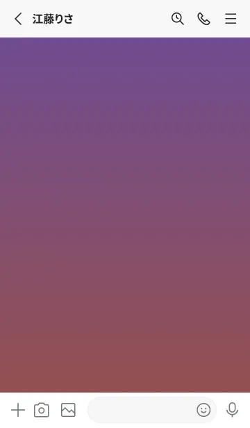 [LINE着せ替え] 桔梗色★小豆色.TKCの画像2