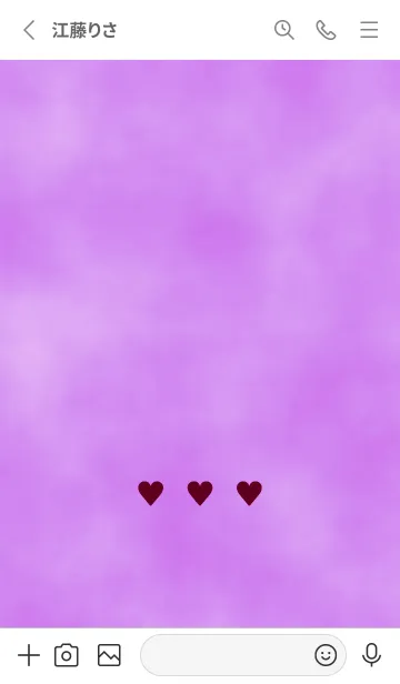 [LINE着せ替え] ♥♥♥4の画像2