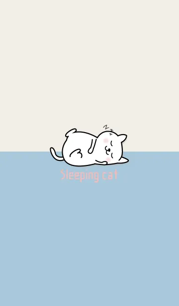 [LINE着せ替え] I am a Sleeping cat 37の画像1