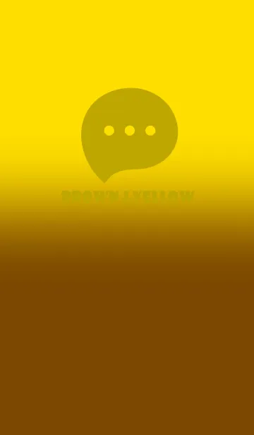 [LINE着せ替え] Brown & Yellow  Theme V3 (JP)の画像1
