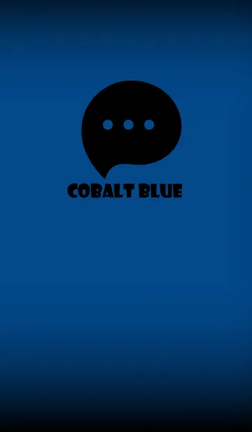 [LINE着せ替え] Cobalt Blue And Black V.3 (JP)の画像1