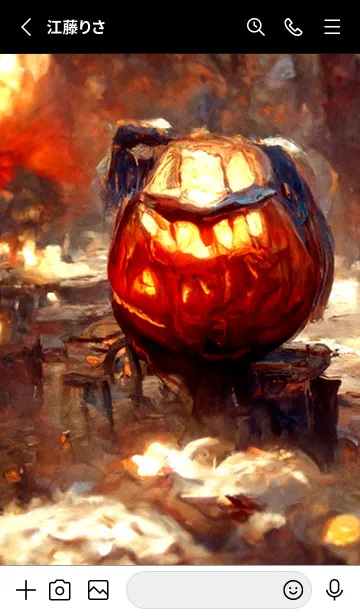 [LINE着せ替え] ダーム・ハロウィン #2_2。の画像2