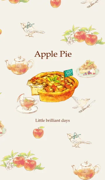 [LINE着せ替え] 6.ApplePie（アップルパイ）の画像1