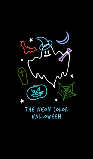 [LINE着せ替え] ネオンカラー ハローウィン 6の画像1