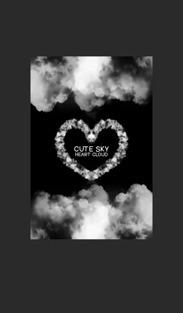 [LINE着せ替え] Cute Sky Heart Cloud 6の画像1