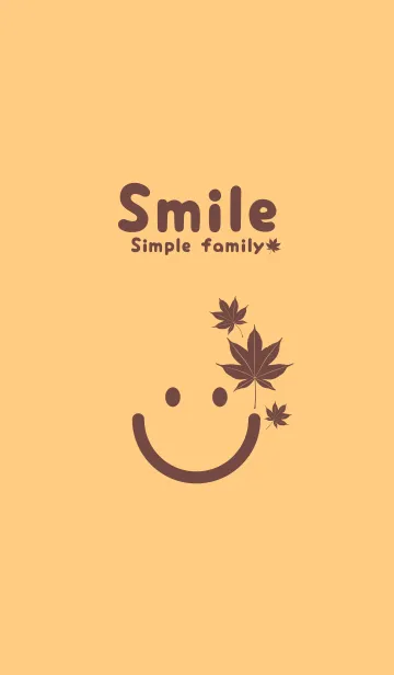 [LINE着せ替え] スマイル＆紅葉 ゴールデンコーンの画像1