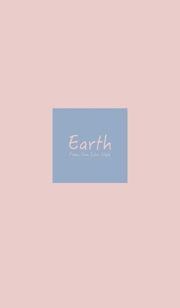 [LINE着せ替え] Earth ／ ミルキーピンクブルーの画像1