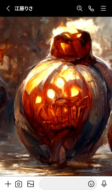 [LINE着せ替え] ダーム・ハロウィン #3_2。の画像2