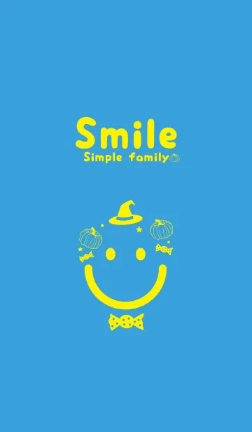 [LINE着せ替え] スマイル＆ハロウィン 露草の画像1