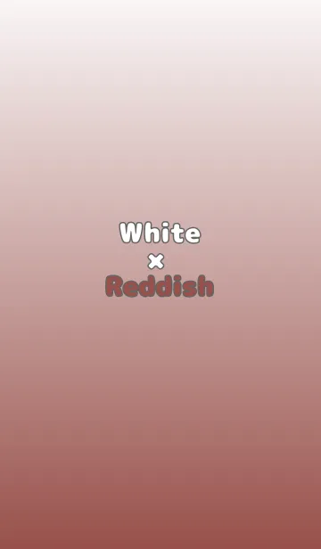 [LINE着せ替え] ホワイト★小豆色.TKCの画像1