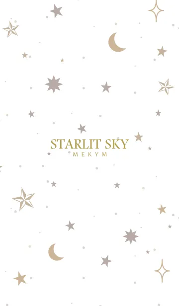 [LINE着せ替え] SIMPLE-STARLIT SKY MEKYM 21の画像1