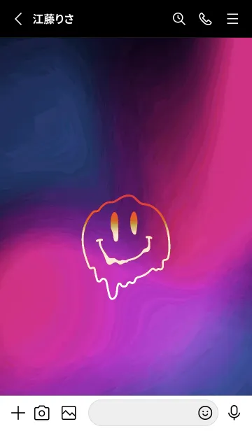 [LINE着せ替え] サイケデリック スマイル 253の画像2