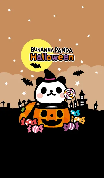 [LINE着せ替え] ぶなんなパンダ／ハロウィン2の画像1