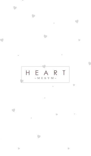 [LINE着せ替え] HEART Gray-MEKYM 29の画像1