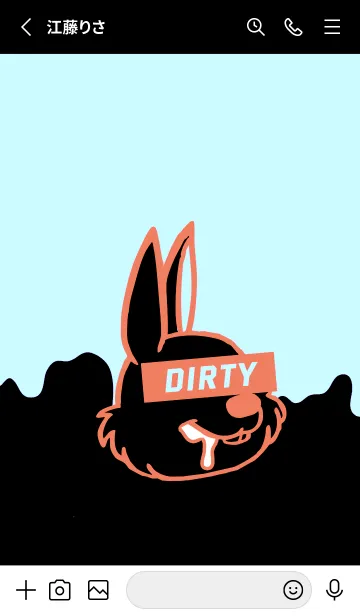 [LINE着せ替え] ダーティ ラビット 101の画像2