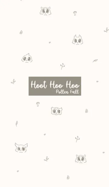 [LINE着せ替え] Hoot Hoo Hoo : 花粉の秋の画像1