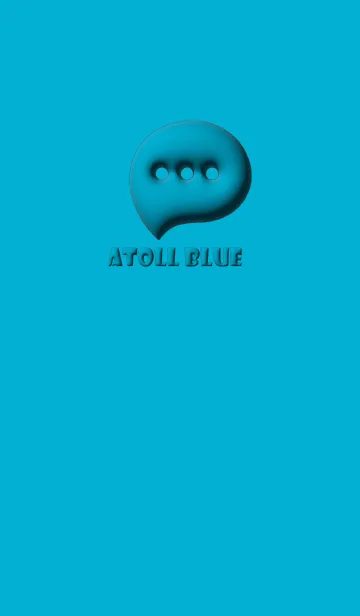 [LINE着せ替え] Atoll Blue  Theme V1 (JP)の画像1