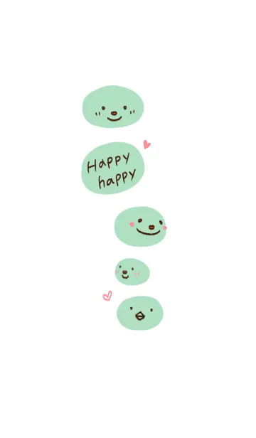 [LINE着せ替え] Happy x Happy 2の画像1