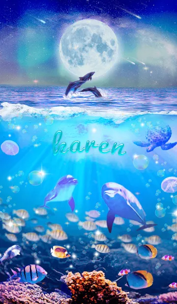 [LINE着せ替え] ワンダフルライフ✨かれんの祝福の画像1