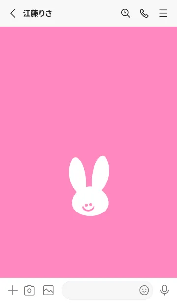 [LINE着せ替え] ホワイト ラビット 13の画像2