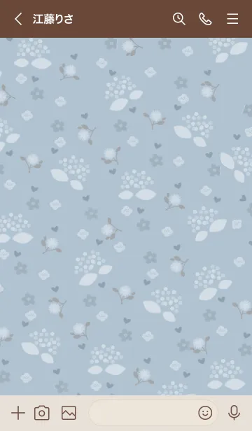 [LINE着せ替え] 北欧かわいいお花♪12の画像2