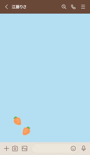 [LINE着せ替え] うさぎの落書き(パステル:07)の画像2