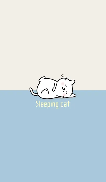 [LINE着せ替え] I am a Sleeping cat 39の画像1