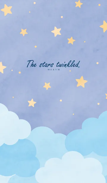[LINE着せ替え] The stars twinkled-MEKYM 21の画像1