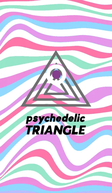 [LINE着せ替え] サイケデリック トライアングル 114の画像1
