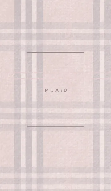 [LINE着せ替え] チェック柄 St 01 - ピンクグレージュの画像1