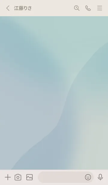 [LINE着せ替え] 大人な深いブルーの画像2