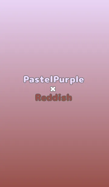 [LINE着せ替え] パステルパープル★小豆色.TKCの画像1