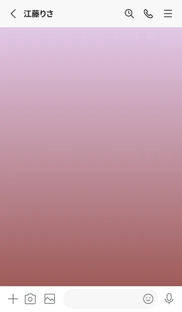 [LINE着せ替え] パステルパープル★小豆色.TKCの画像2