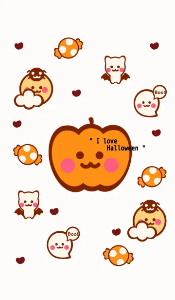 [LINE着せ替え] Lovely Halloween themeの画像1